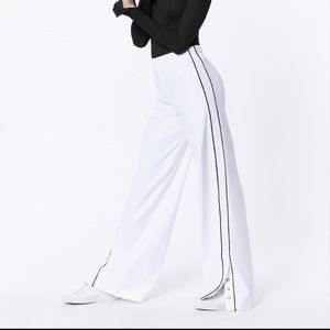 Carbon38 Wide Leg White Pant